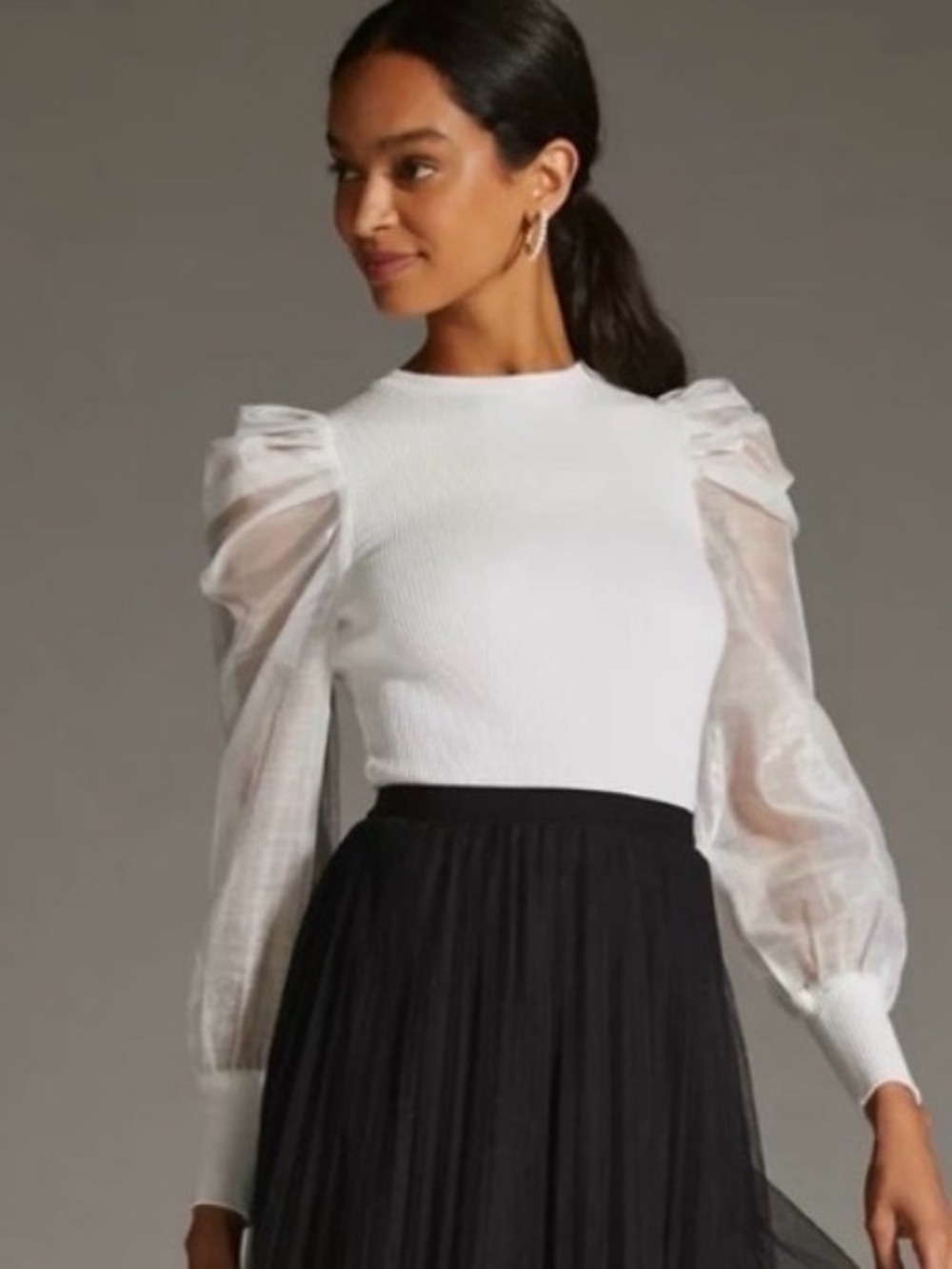 NWT XS white Dolan blouse